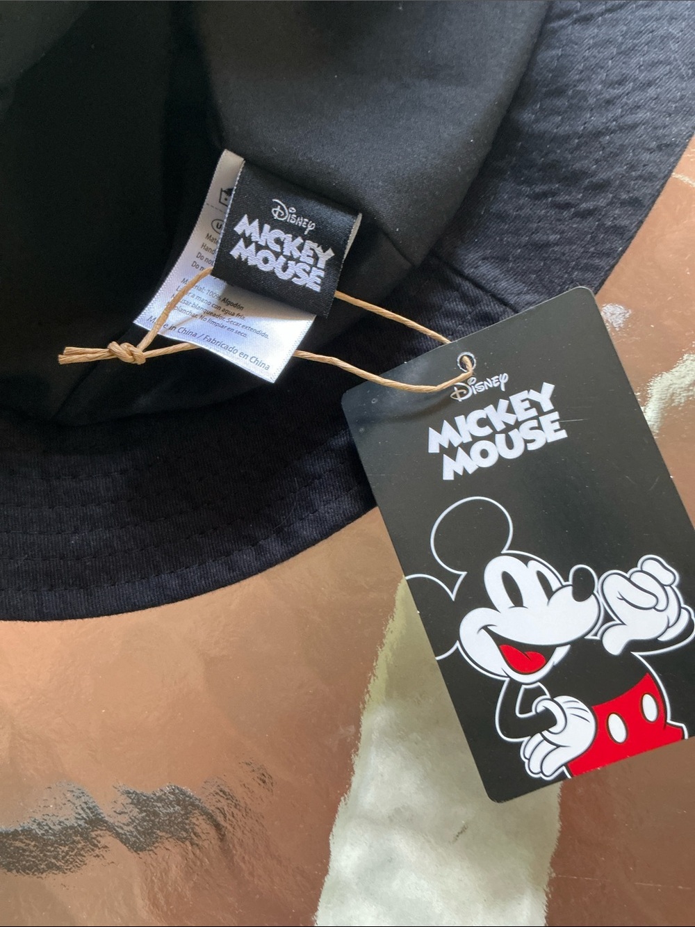 Mickey Mouse Disney Toddler Bucket Hat With Ears NEW - Picture 3 of 3